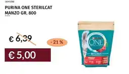 Prezzemolo e Vitale Purina one sterilcat manzo offerta
