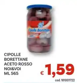 Vivo Supermercati Cipolle borettane aceto rosso NOI&VOI offerta