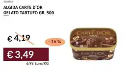 Prezzemolo e Vitale Algida carte d'or gelato tartufo offerta