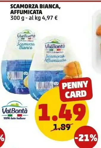 PENNY Affumicata scamorza bianca offerta