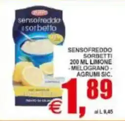 Pewex Sensofreddo sorbetti limone melograno, agrumi sic. offerta