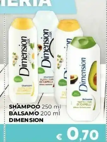 Dimension shampoo