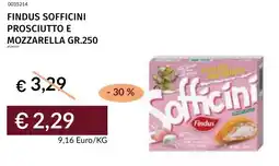 Prezzemolo e Vitale Findus sofficini prosciutto e mozzarella offerta