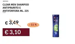 Prezzemolo e Vitale Clear men shampoo antiprurito e antiforfora offerta