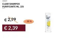 Prezzemolo e Vitale Clear shampoo purificante offerta
