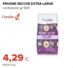 Tigre Prugne secche extra large Consilia offerta