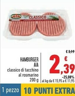 Conad City Hamburger offerta