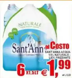 Pewex Santanna acqua naturale liev, frizzante offerta