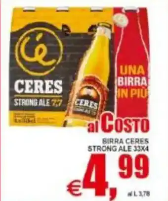 Pewex Birra ceres strong ale offerta