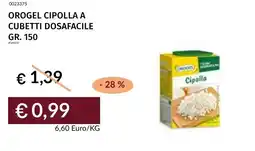 Prezzemolo e Vitale Orogel cipolla a cubetti dosafacile offerta