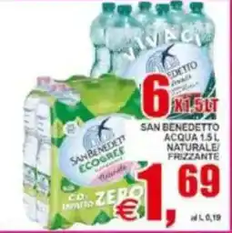 Pewex San benedetto acqua naturale/ frizzante offerta