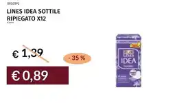 Prezzemolo e Vitale Lines idea sottile ripiegato x12 offerta