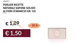 Prezzemolo e Vitale Perlier ricette naturali sapone solido ai fiori d'arancio offerta