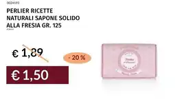 Prezzemolo e Vitale Perlier ricette naturali sapone solido alla fresia offerta