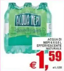 Pewex Acqua di nepi effervescente naturale offerta