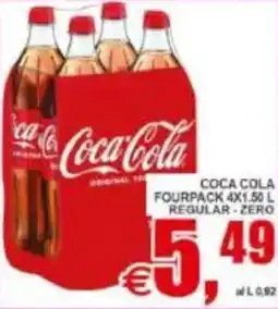 Pewex Coca cola fourpack, regular, zero offerta