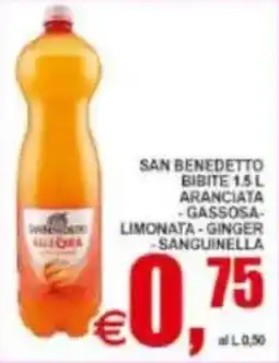 Pewex San benedetto bibite aranciata, gassosa offerta