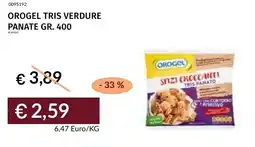 Prezzemolo e Vitale Orogel tris verdure panate offerta