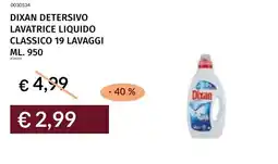 Prezzemolo e Vitale Dixan detersivo lavatrice liquido classico offerta
