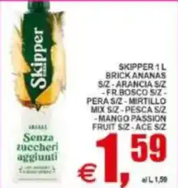 Pewex Skipper brick ananas s/z, arancia s/z offerta