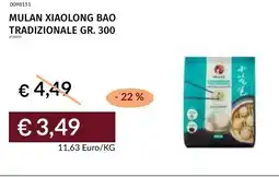 Prezzemolo e Vitale Mulan xiaolong bao tradizionale offerta
