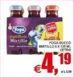Pewex Yoga succo mirtillo offerta
