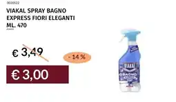Prezzemolo e Vitale Viakal spray bagno express fiori eleganti offerta