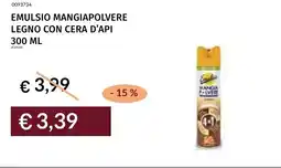 Prezzemolo e Vitale Emulsio mangiapolvere legno con cera d'api offerta