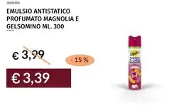 Prezzemolo e Vitale Emulsio antistatico profumato magnolia e gelsomino offerta