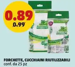 PENNY Forchette, cucchiaini riutilizzabili offerta
