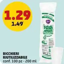 PENNY Bicchieri riutilizzabile offerta