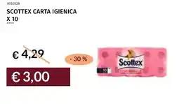 Prezzemolo e Vitale Scottex carta igienica x 10 offerta
