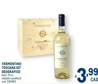 Metro Vermentino toscana igt offerta
