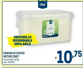 Metro Farina di cocco offerta