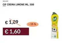 Prezzemolo e Vitale Cif crema limone offerta