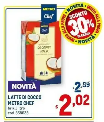 Metro Latte di cocco offerta