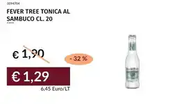 Prezzemolo e Vitale Fever tree tonica al sambuco offerta