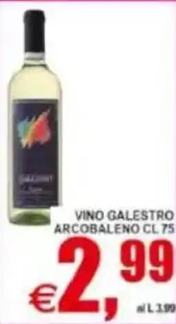 Pewex Vino galestro arcobaleno offerta