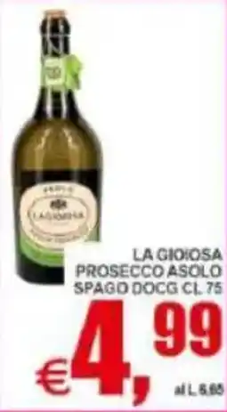 Pewex La gioiosa prosecco asolo spago docg offerta