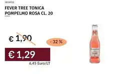 Prezzemolo e Vitale Fever tree tonica pompelmo rosa offerta