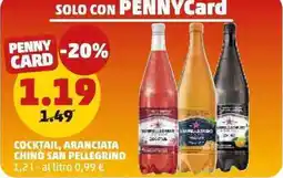 PENNY Cocktail, aranciata chino SAN PELLEGRINO offerta