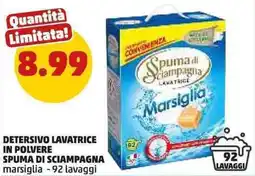 PENNY Detersivo lavatrice in polvere SPUMA DI SCIAMPAGNA offerta