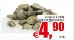 Pewex Vongole con guscio mai sabbia offerta