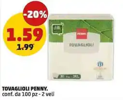 PENNY Tovaglioli PENNY offerta