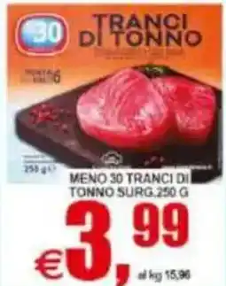 Pewex Meno 30 tranci di tonno surg. offerta