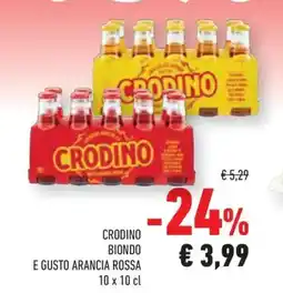 Conad Crodino biondo e gusto arancia rossa offerta