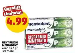 PENNY Dentifricio MENTADENT offerta