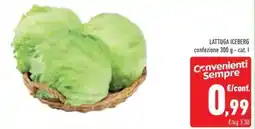 Conad LATTUGA ICEBERG offerta