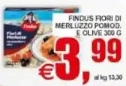 Pewex Findus fiori di merluzzo pomod. e olive offerta