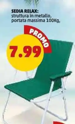 PENNY Sedia relax offerta